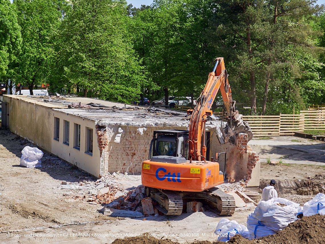 11.05.2022 - Baustelle am Haus für Kinder in Neuperlach